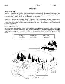 Ecology Packet