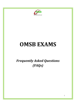 omsb exams - Prometric