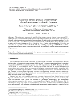 Anaerobic-aerobic granular system for high