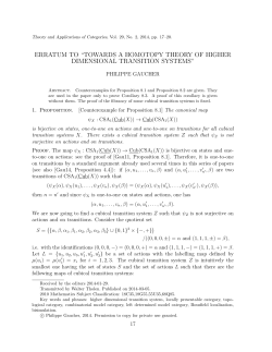 erratum to &ldquo;towards a homotopy theory of higher dimensional