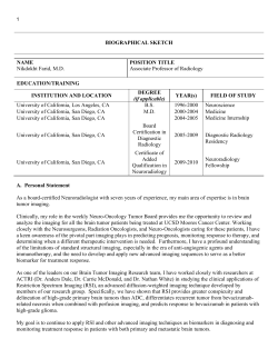 OMB No. 0925-0046, Biographical Sketch Format Page