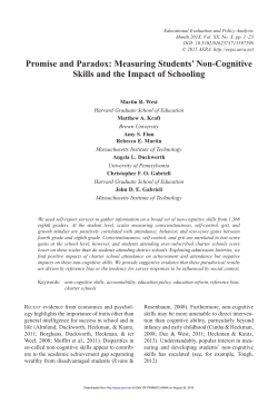 Promise and Paradox: Measuring Students` Non