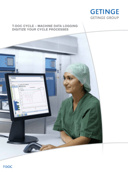t-doc cycle – machine data logging digitize your cycle processes