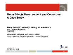 mode analysis PowerPoint