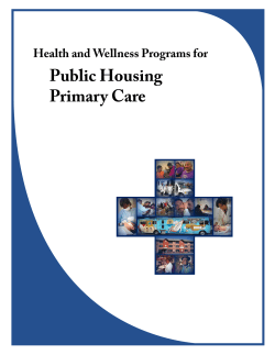 Public Housing Primary Care - National Center for Health and Public
