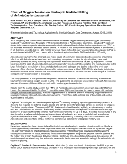Effect of Oxygen Tension on Neutrophil Mediated Killing of