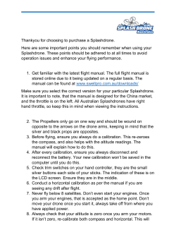 Splashdrone FAQ and Tips