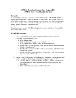 2011 AUGUST CAMEO REFRESHER SET-