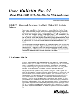 Manual: 40-nanomole Polystyrene