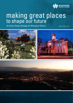 An Urban Design Strategy for Whangarei District