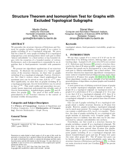 Structure Theorem and Isomorphism Test for Graphs with Excluded