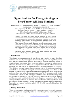 Opportunities for Energy Savings in Pico/Femto-cell Base