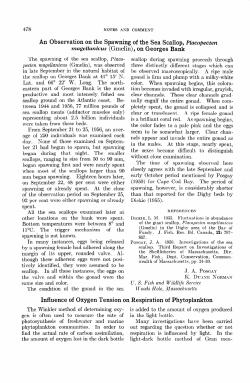 Influence of Oxygen Tension on Respiration of Phytoplankton