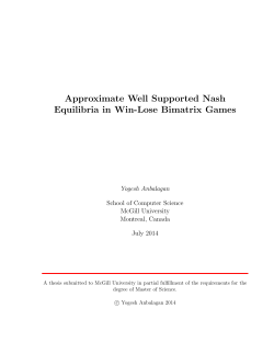 Approximate Well Supported Nash Equilibria in Win