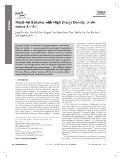 MetalAir Batteries with High Energy Density: LiAir