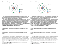 Electrons and Energy
