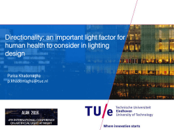Directionality: an important light factor for human health to consider