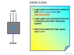 LOGIC GATES AND GATE