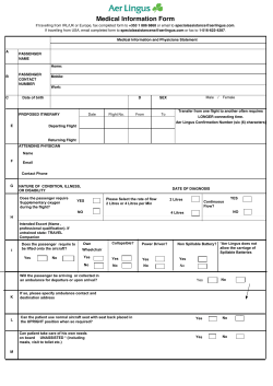 Medical Information Form