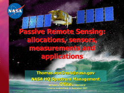 Passive Remote Sensing