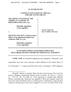 Motion to Reconsider - The Public Interest Law Center