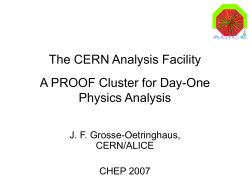 Folie 1 - CERN Indico