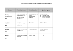 Possible questions Types