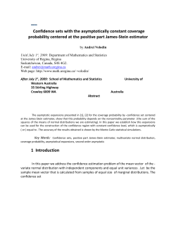 Confidence sets with the asymptotically constant coverage