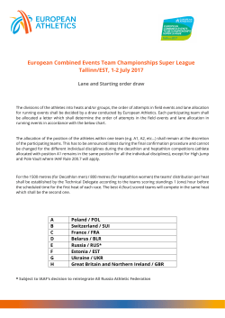 European Combined Events Team Championships Super League