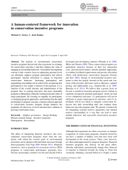 A human-centered framework for innovation in