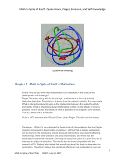 Chapter 1: Math in Spite of Itself -
