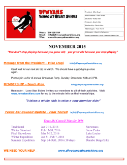 DFW-YAHS Newsletter November 201