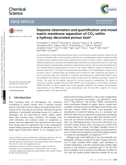 Stepwise observation and quantification and