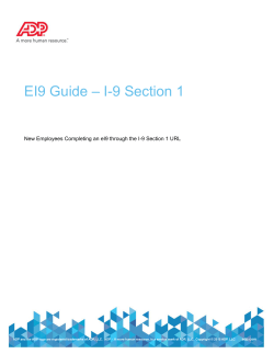 EI9 Guide &ndash; I