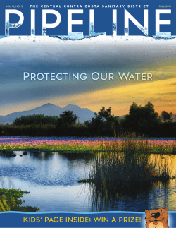 protecting our water - Central Contra Costa Sanitary District