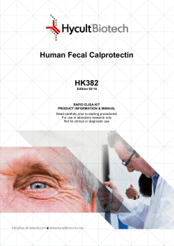 Human Fecal Calprotectin HK382