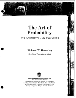 The Art of Probability
