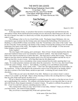 the white oak leaves - White Oak Springs Presbyterian Church