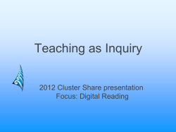 Teacher Inquiry