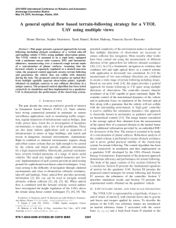 A General Optical Flow Based Terrain