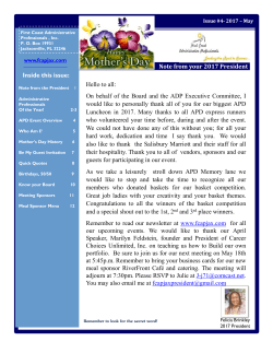 MOTHER`S DAY! - First Coast Administrative Professionals