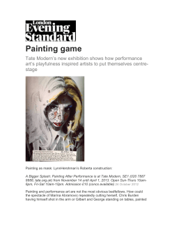 Painting game - Lynn Hershman Leeson