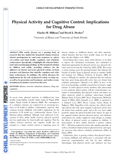 Physical Activity and Cognitive Control