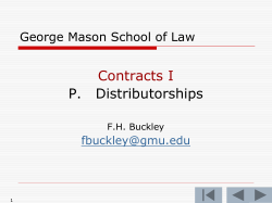 P. Distributorships