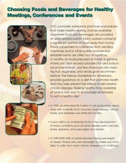 Division of Nutrition, Physical Activity, Overweight and Obesity