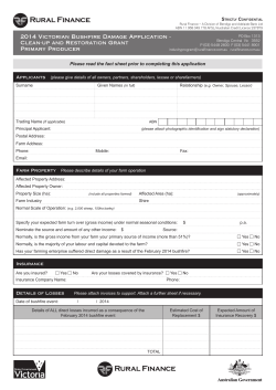 2014 Victorian Bushfire Damage Application - Clean