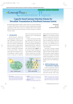 Capacity-based Antenna Selection Scheme for Downlink