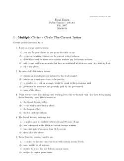 Final Exam Answers 1 Multiple Choice