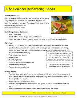 Session 12_Exemplar_Discovering Seeds