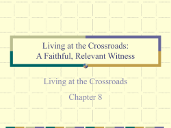 Living at the Crossroads: A Faithful and